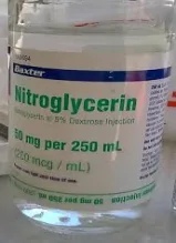 nitroglycerin 50 mg per 250ml