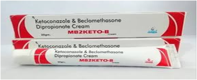 Ketoconazole and beclomethasone dipropionate cream