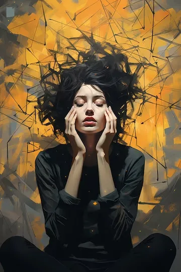 lady with Mental Health Disorders