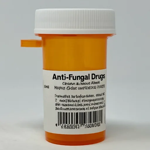 jar with anti fungal drug