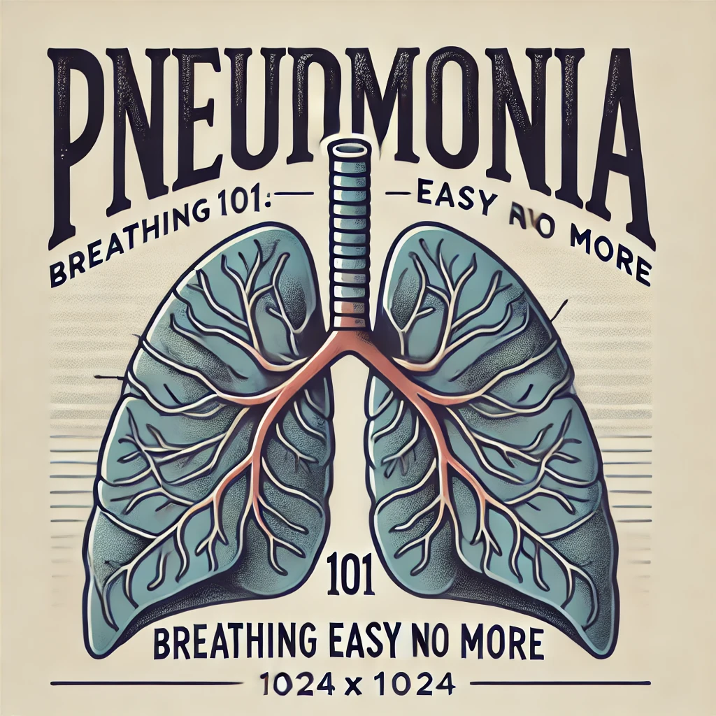 pneumonia 101. breathing easy no more