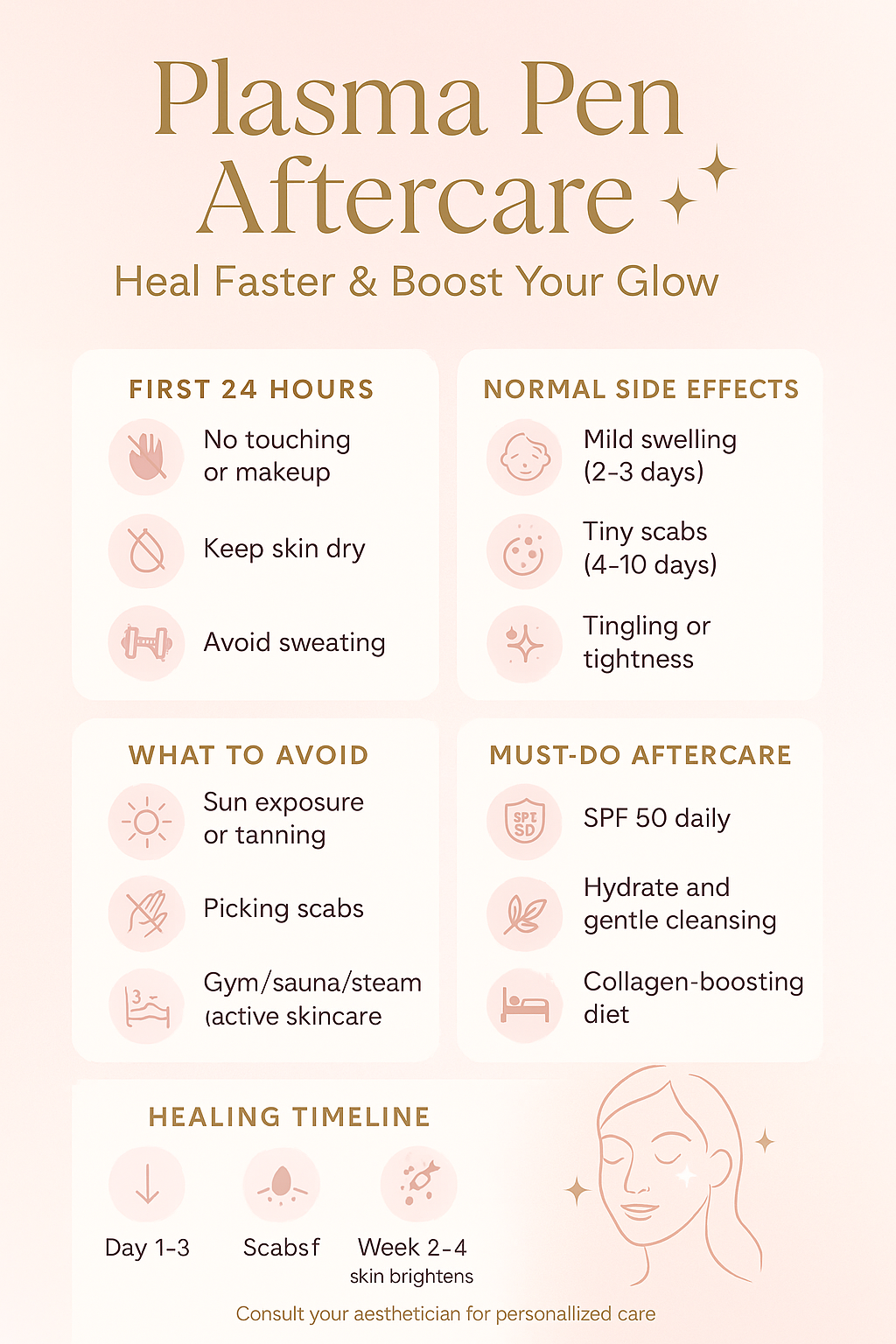 #PlasmaPenAftercare
#PlasmaPenResults
#SkinTighteningTreatment
#AntiAgingForWomen
#WrinkleFreeSkin
#NonSurgicalSkinTightening
#BeautyTipsForWomen
#GlowUpRoutine
#SkincareHealing
#SkincareCommunity
#AestheticNurse
#CollagenBoost
#FineLinesSolution
#PlasmaFibroblast
#PostTreatmentCare
#SPFIsYourBFF
#HealthySkinHabits
#YouthfulSkinTips
#SkinBoostingSecrets
#BeautyEnhancementTips

